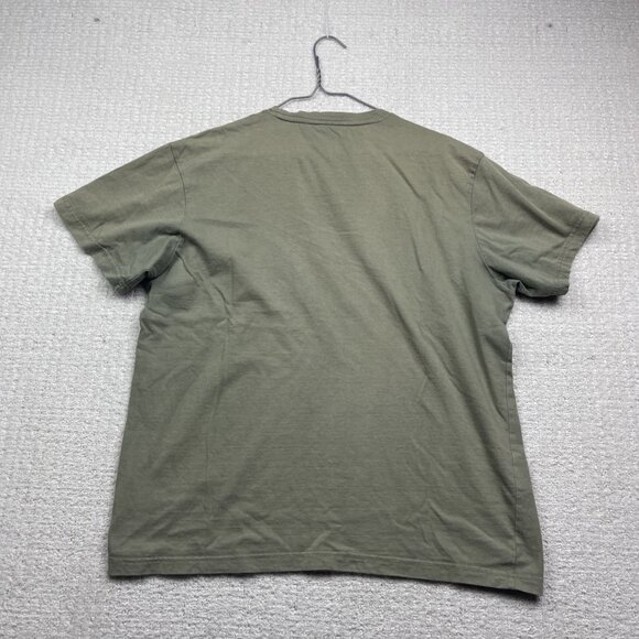Chlorophylle T-shirt Graphic Spell Out Short Sleeve Men M Military Green Outdoor - Picture 10 of 13
